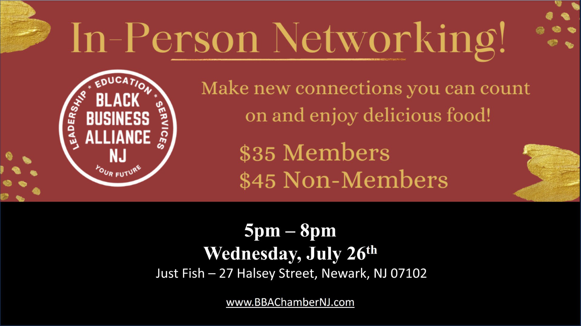 In-Person Networking! Event Graphic